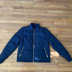 Kendall & Kylie Navy Blue puffer jacket